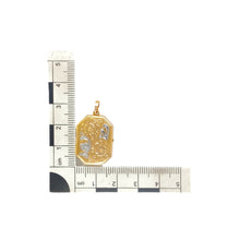 Load image into Gallery viewer, 9ct Gold Rectangle Patterned Locket
