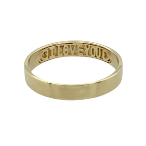 9ct Gold & Diamond Set Band Ring