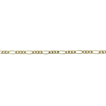 Load image into Gallery viewer, 9ct Gold 7.75&quot; Figaro Bracelet
