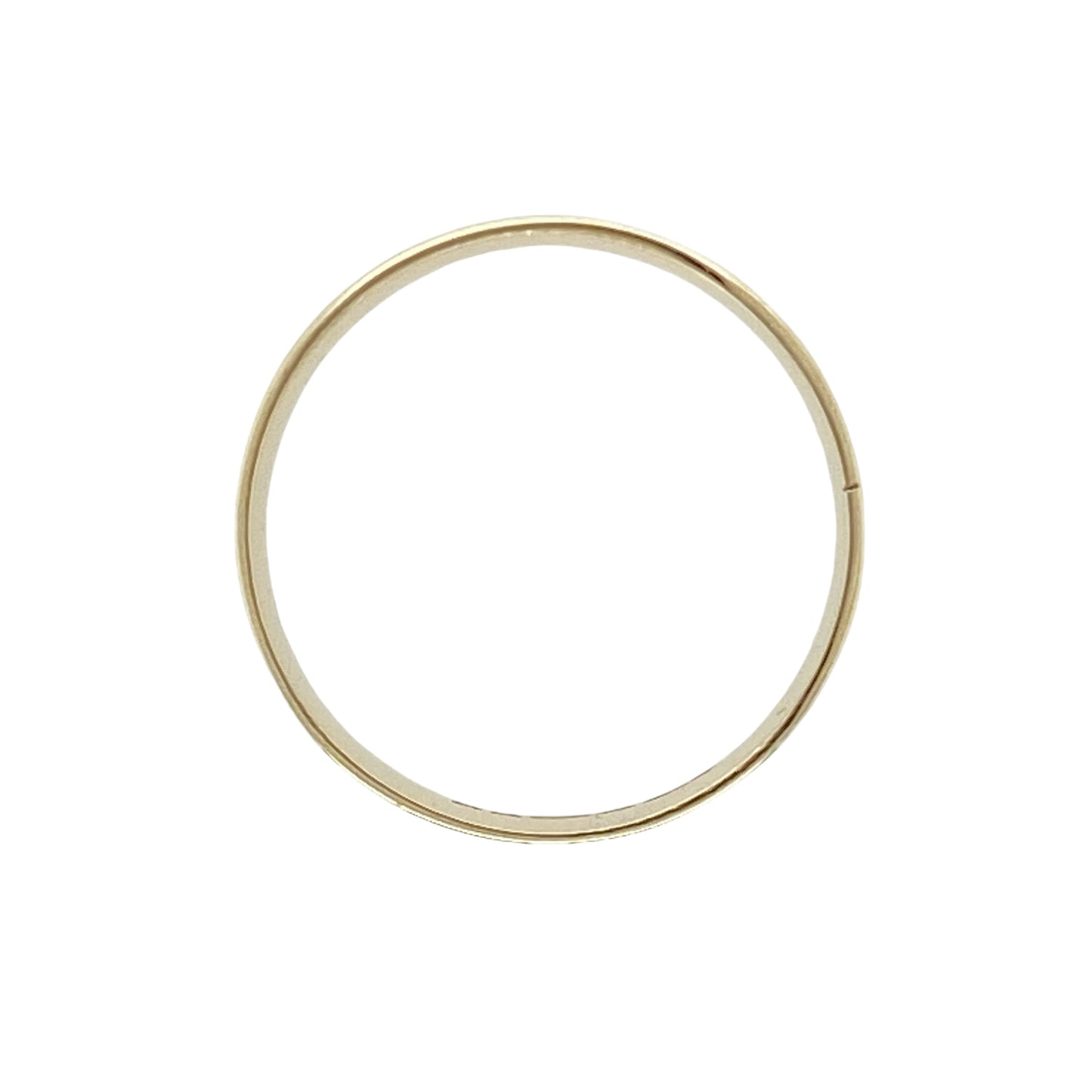 9ct Gold 8mm Flat Wedding Band Ring