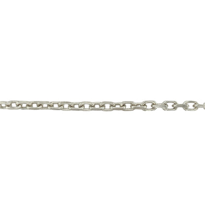 925 Silver 20" Faceted Belcher Chain