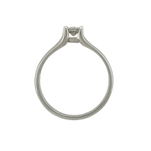 Load image into Gallery viewer, 18ct White Gold &amp; Diamond Set Illusion Set Solitaire Ring
