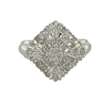 Load image into Gallery viewer, 9ct White Gold &amp; Diamond Set Cluster Ring
