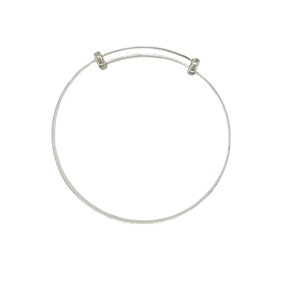 New 925 Silver Dolphin Patterned Baby Expander Bangle