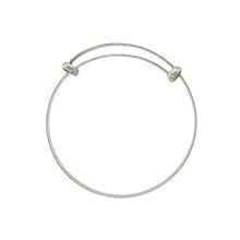 Load image into Gallery viewer, New 925 Silver Greek Key Patterned Baby Expander Bangle
