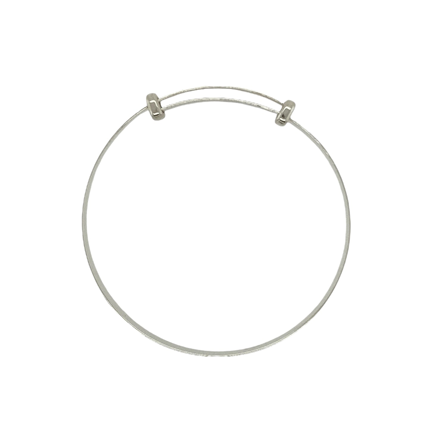 New 925 Silver Plain Baby Expander Bangle