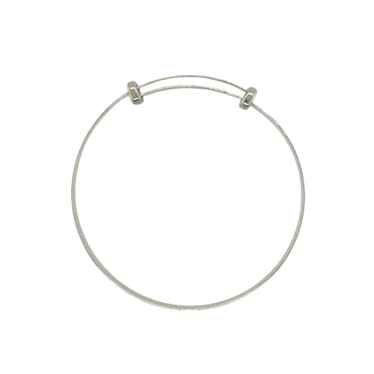 New 925 Silver Plain Baby Expander Bangle