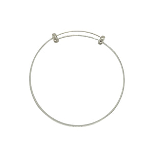New 925 Silver Plain Baby Expander Bangle