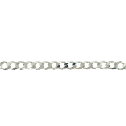 New 925 Silver 8.5" Curb Bracelet