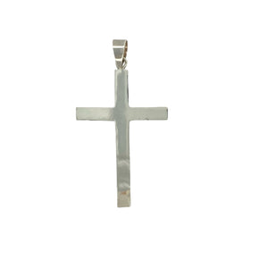 New 925 Silver Plain Cross Pendant