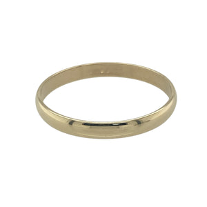 9ct Gold 3mm Wedding Band Ring