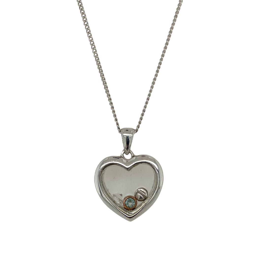 925 Silver Clogau Heart 16