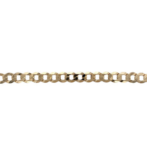 9ct Gold 8.5" Curb Bracelet