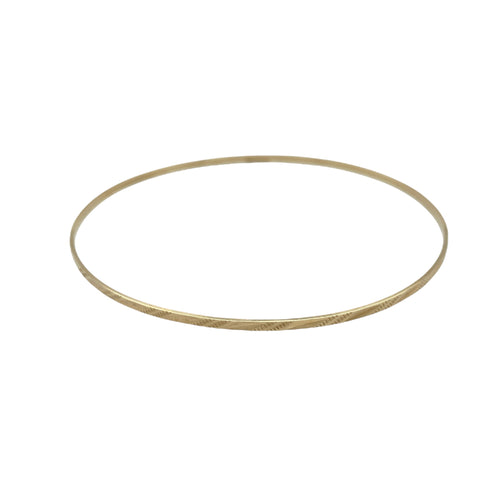 9ct Solid Gold Patterned Bangle