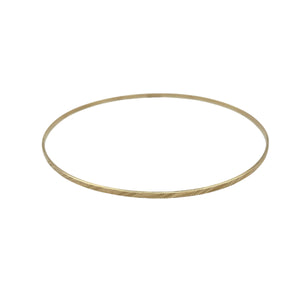 9ct Solid Gold Patterned Bangle