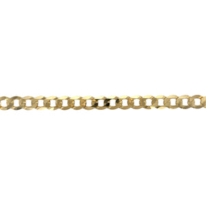New 9ct Solid Gold 22" Curb Chain 39 grams