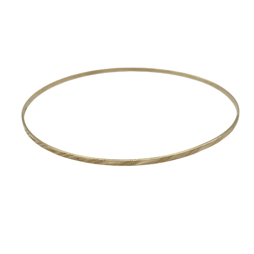 9ct Solid Gold Patterned Bangle