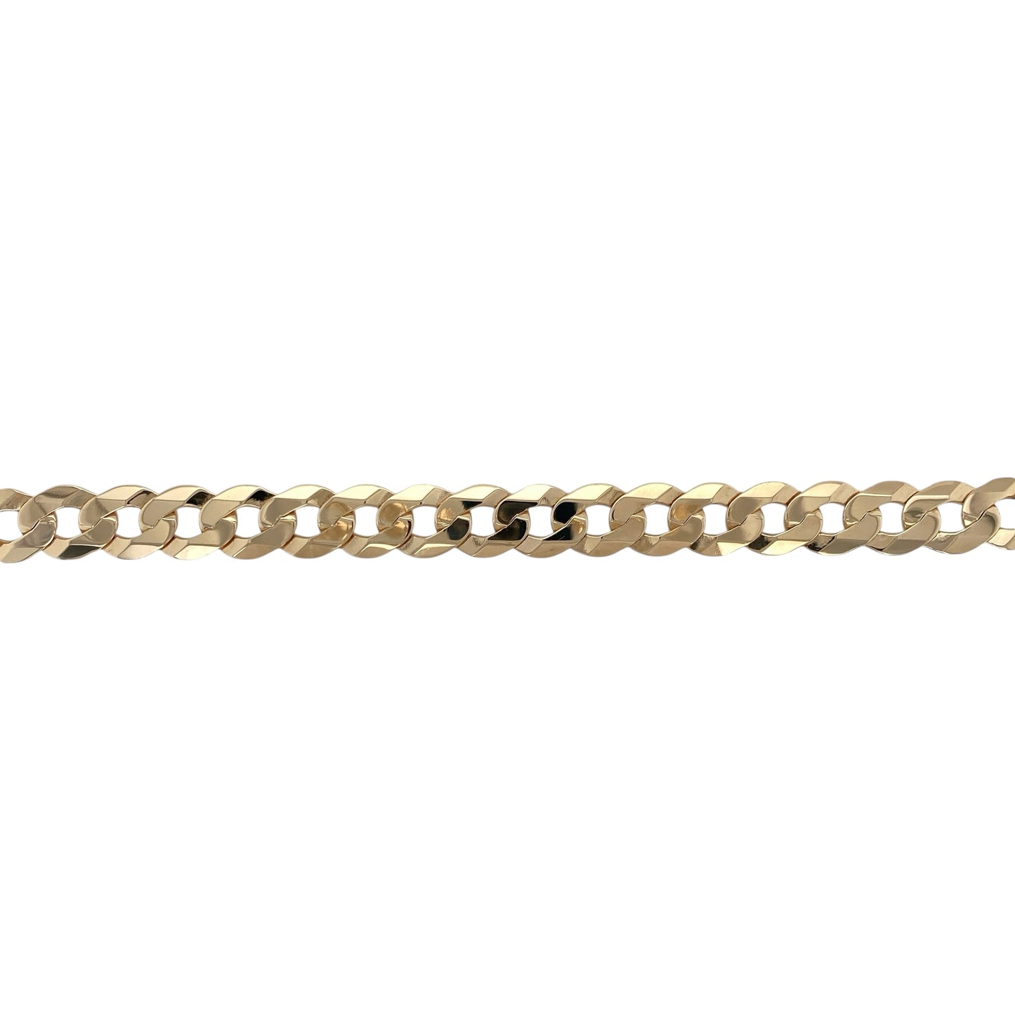 9ct Gold 8.5" Curb Bracelet