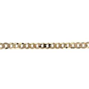 9ct Gold 8.5" Curb Bracelet