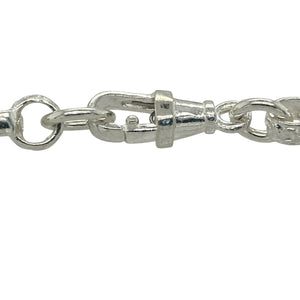 New 925 Silver 6.5" Boxing Glove Belcher Bracelet