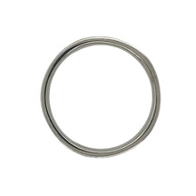 Load image into Gallery viewer, 9ct White Gold Screw Detail Band Ring
