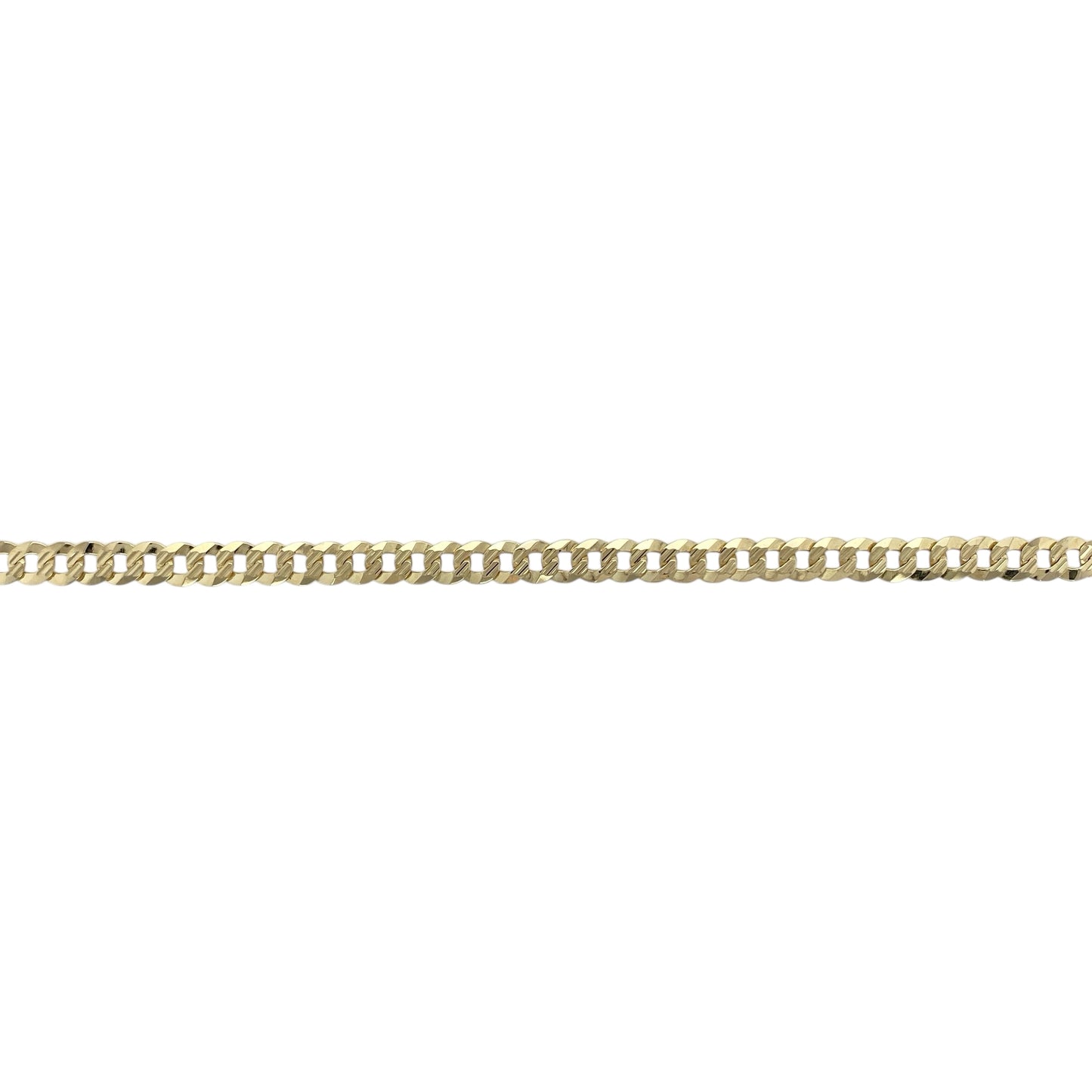 9ct Gold 8.5" Curb Bracelet