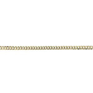 9ct Gold 8.5" Curb Bracelet