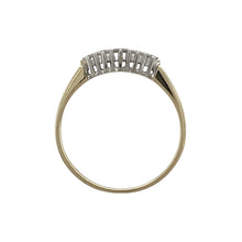 Load image into Gallery viewer, 9ct Gold &amp; Diamond Set Five Stone Set Band Ring
