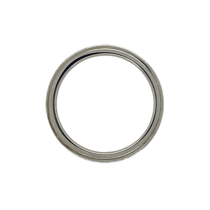 18ct White Gold & Diamond Set Spinning Band Ring