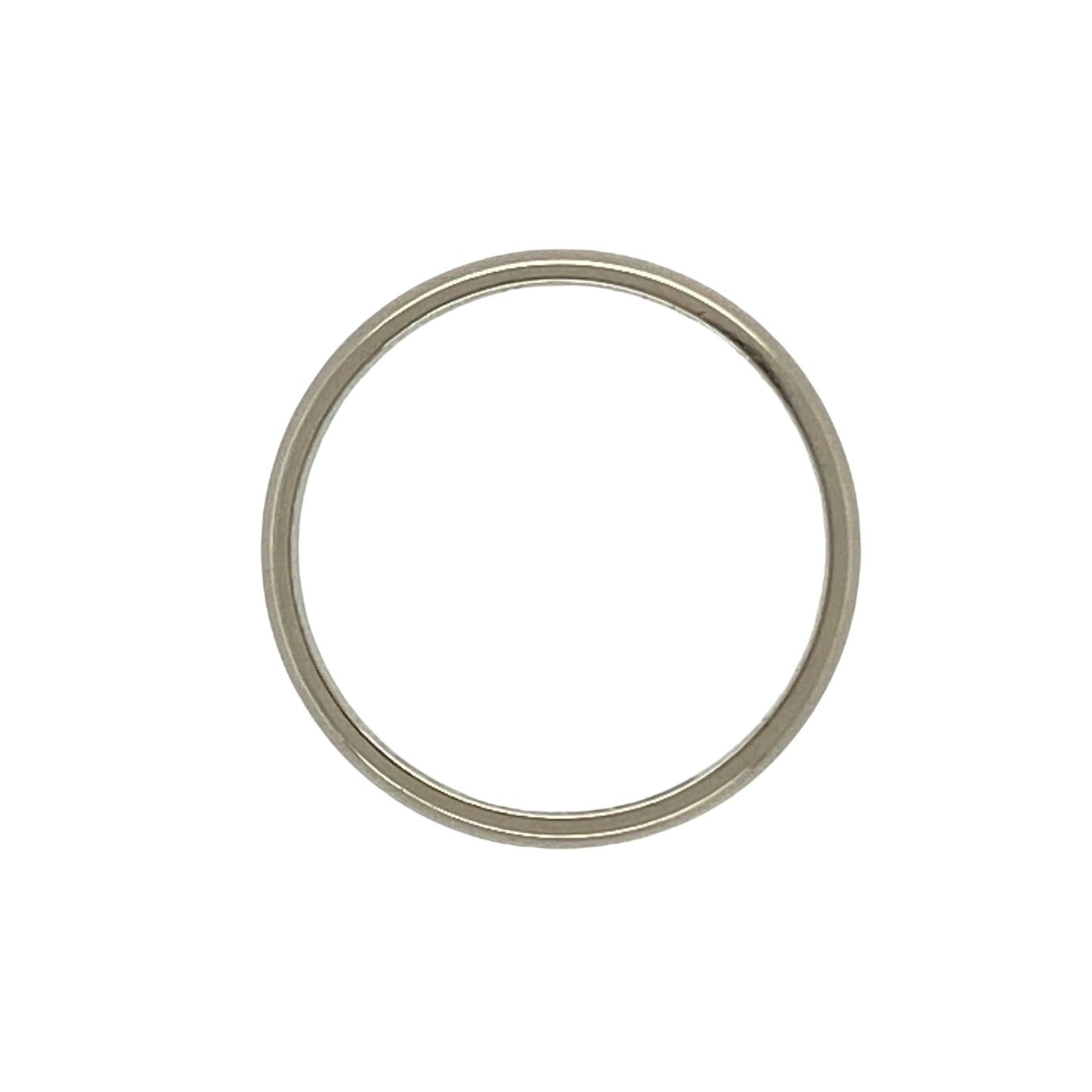 9ct White Gold 3mm Wedding Band Ring
