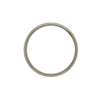9ct White Gold 3mm Wedding Band Ring
