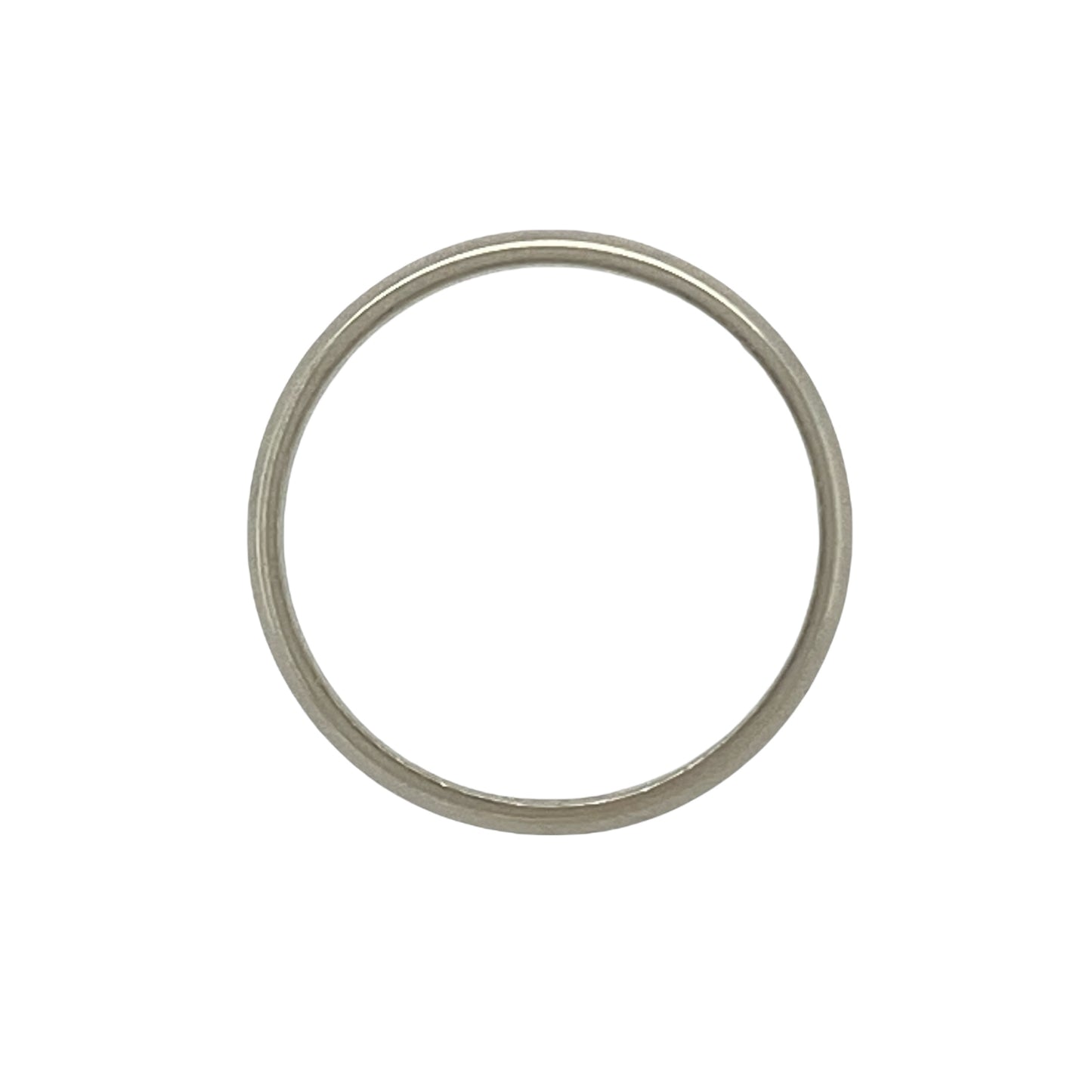9ct White Gold 3mm Wedding Band Ring