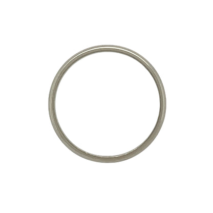 9ct White Gold 3mm Wedding Band Ring