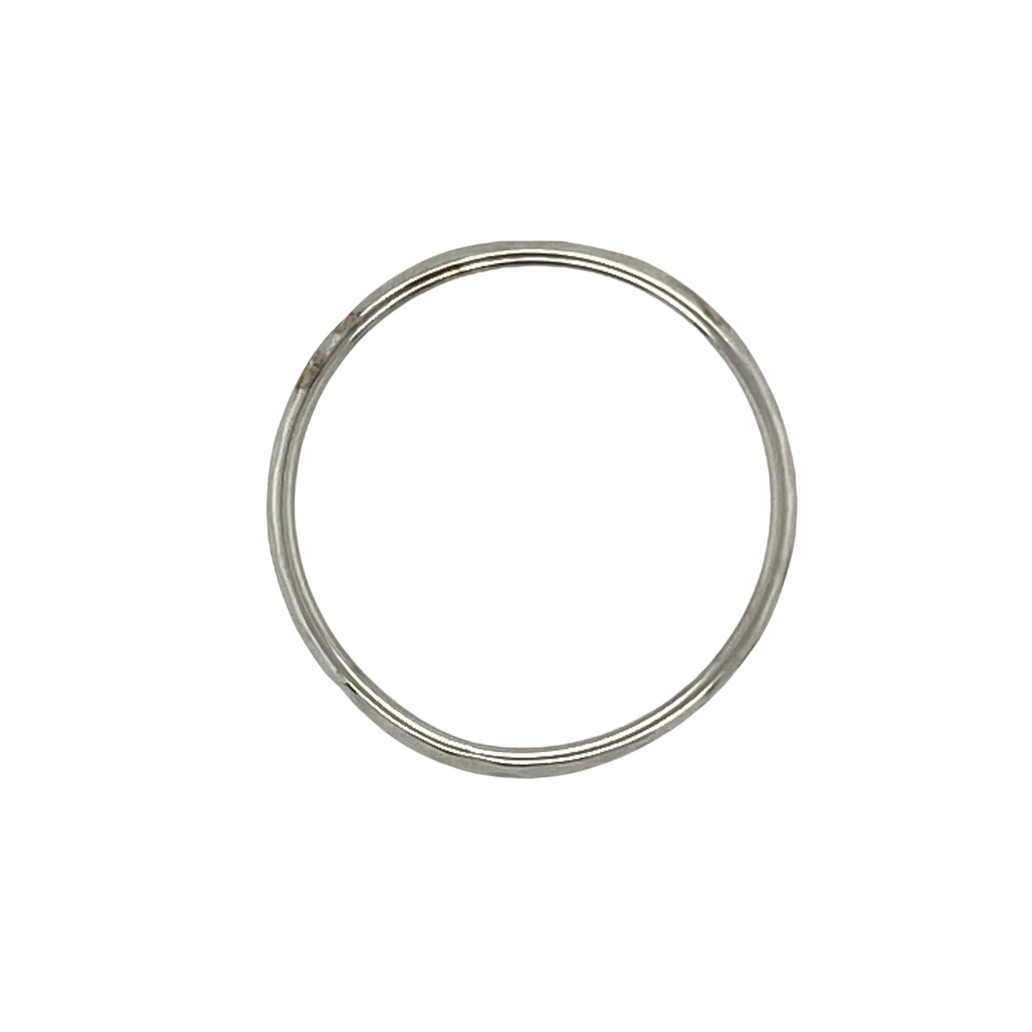9ct White Gold 3mm Patterned Band Ring