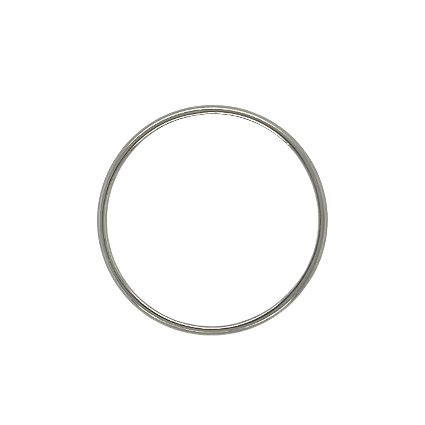 9ct White Gold 2mm Wedding Band Ring