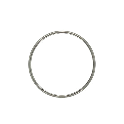 9ct White Gold 2mm Wedding Band Ring