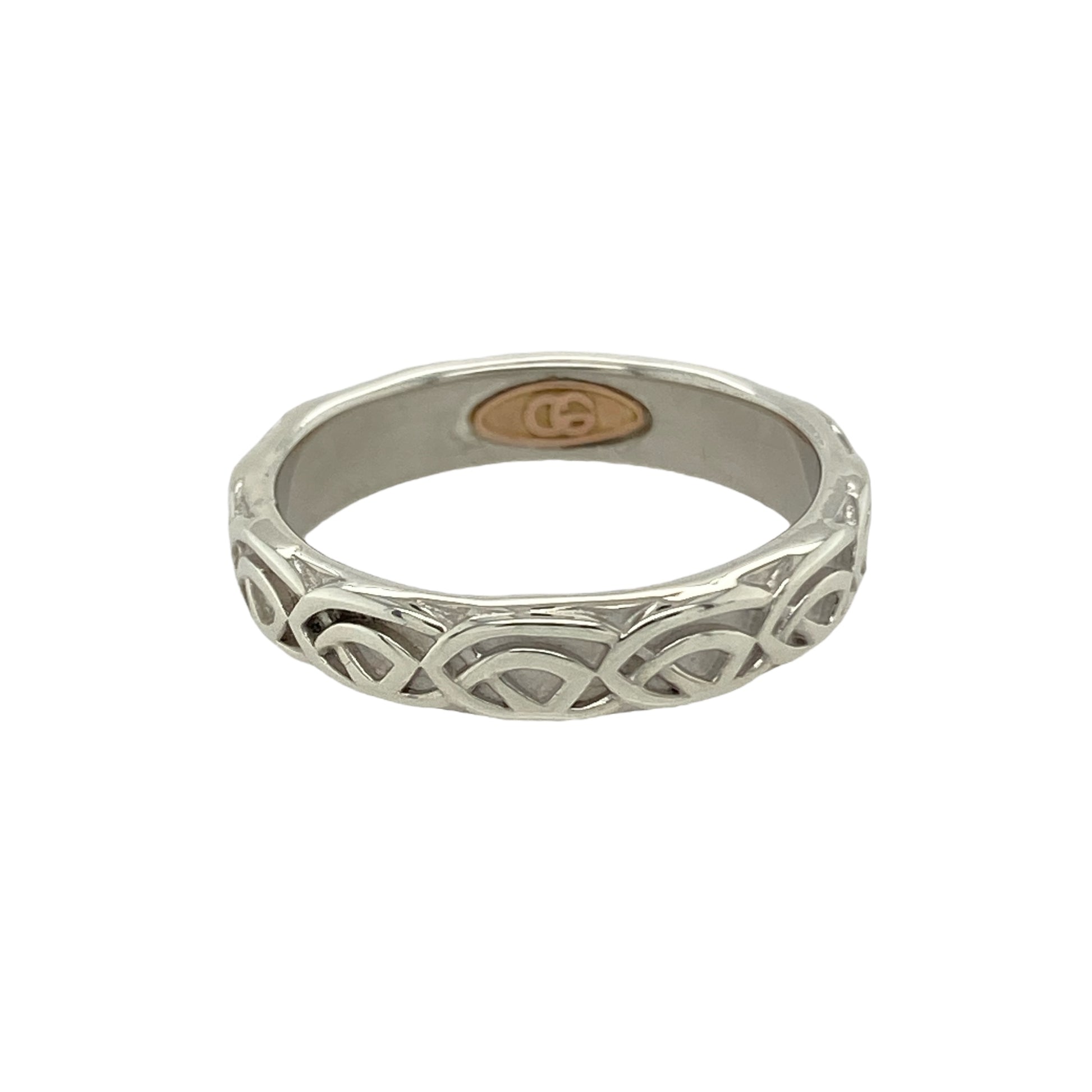 925 Silver Clogau Celtic Knot Band Ring