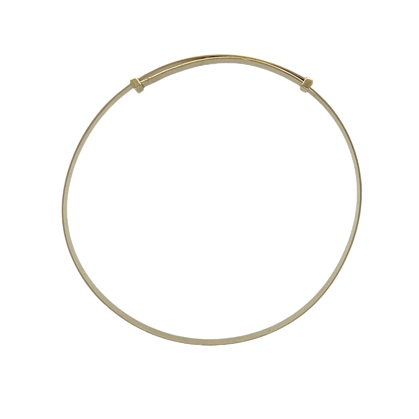 9ct Gold Patterned Expanding Bangle