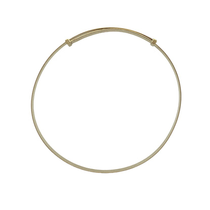 9ct Gold Patterned Expanding Bangle