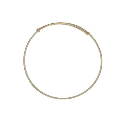 9ct Gold Patterned Expanding Bangle