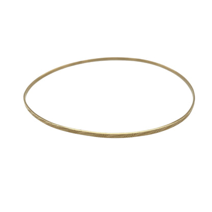 9ct Solid Gold Patterned Bangle