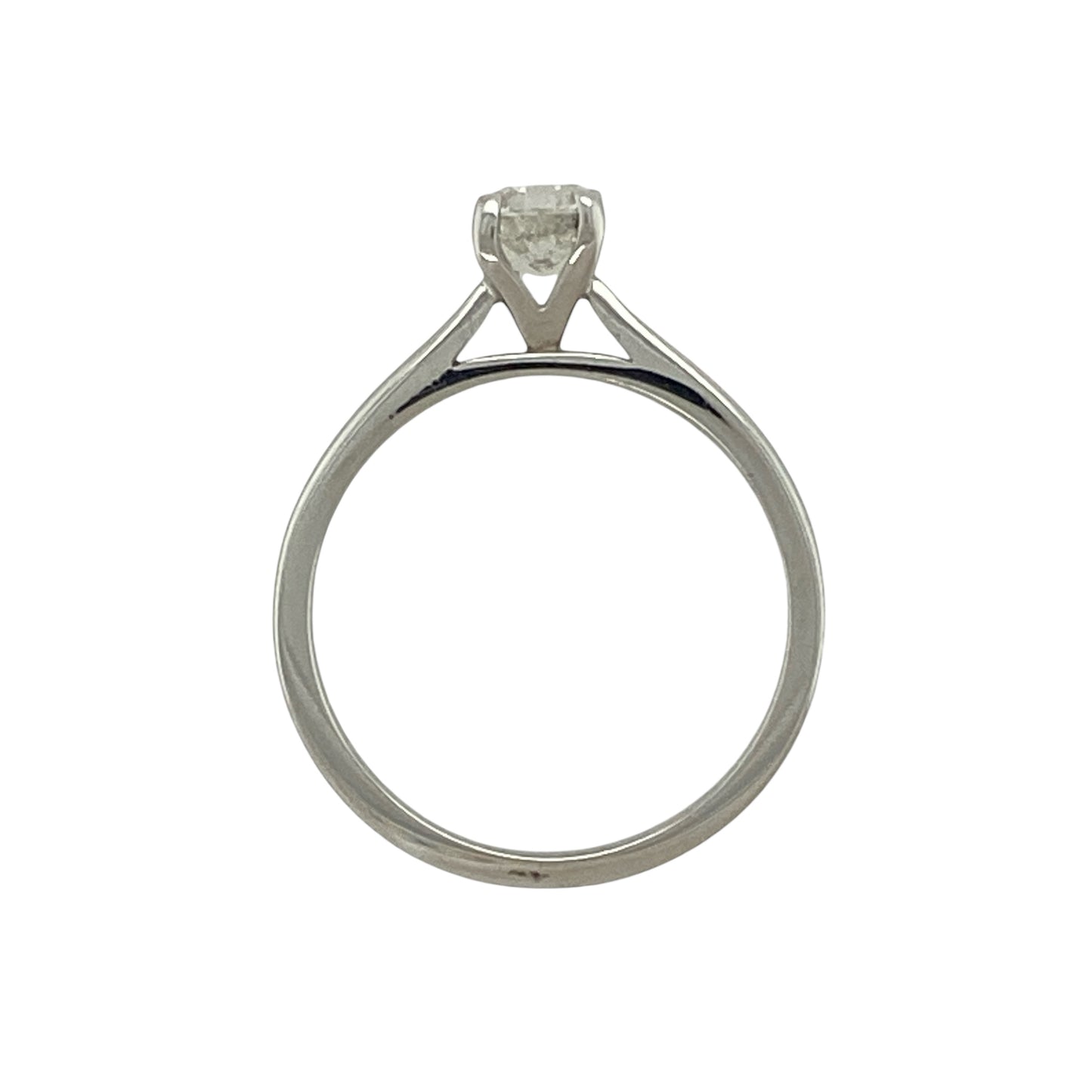 New 18ct White Gold & Diamond Set Solitaire Ring