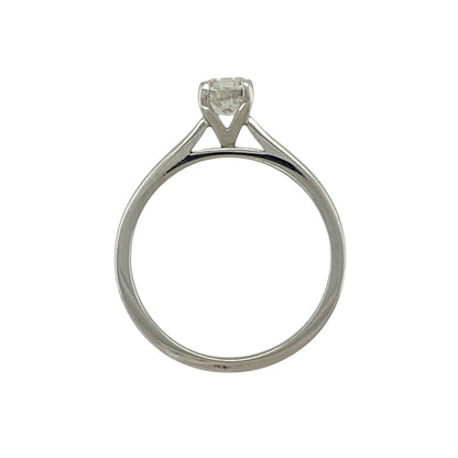 New 18ct White Gold & Diamond Set Solitaire Ring
