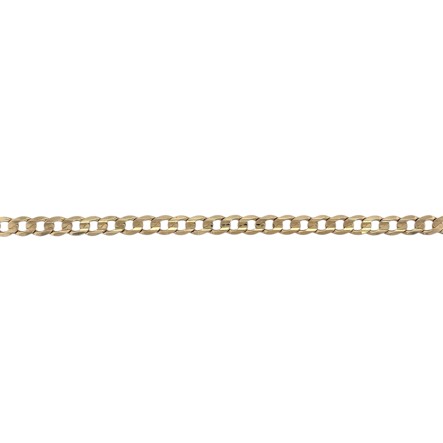 9ct Gold 8" Curb Bracelet