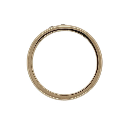 9ct Gold & Diamond Set Band Ring