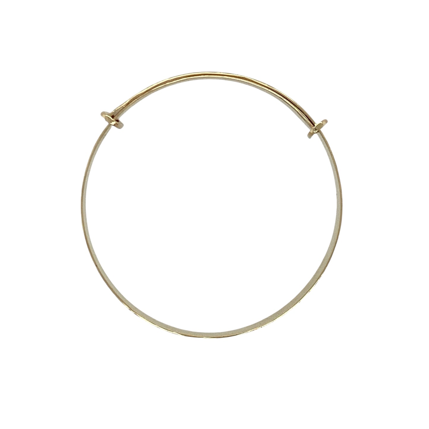 9ct Gold Patterned Expanding Baby Bangle