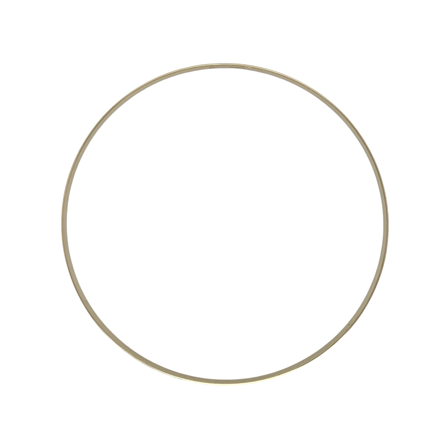9ct Solid Gold Plain Bangle