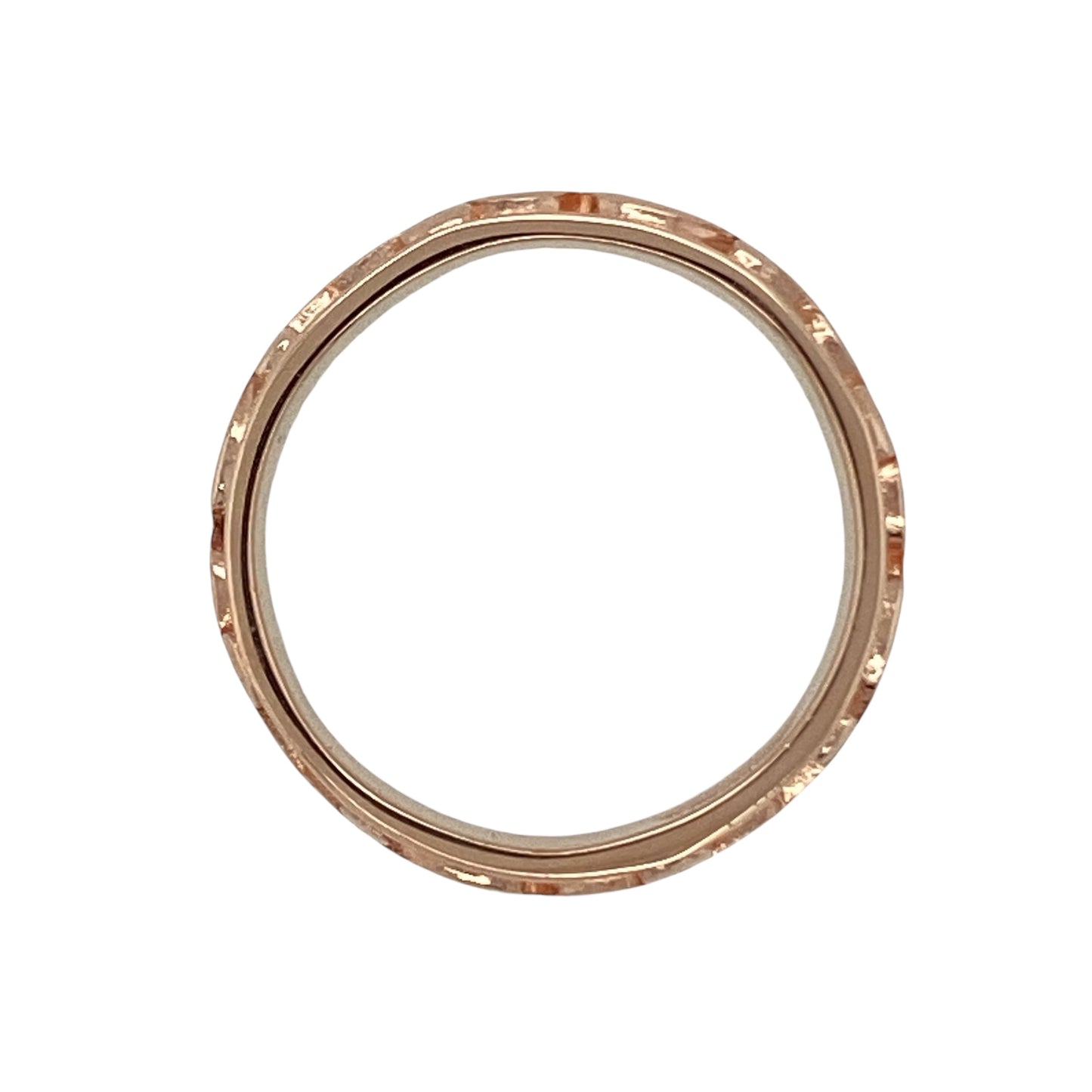 9ct Gold Clogau Swirl Patterned Band Ring