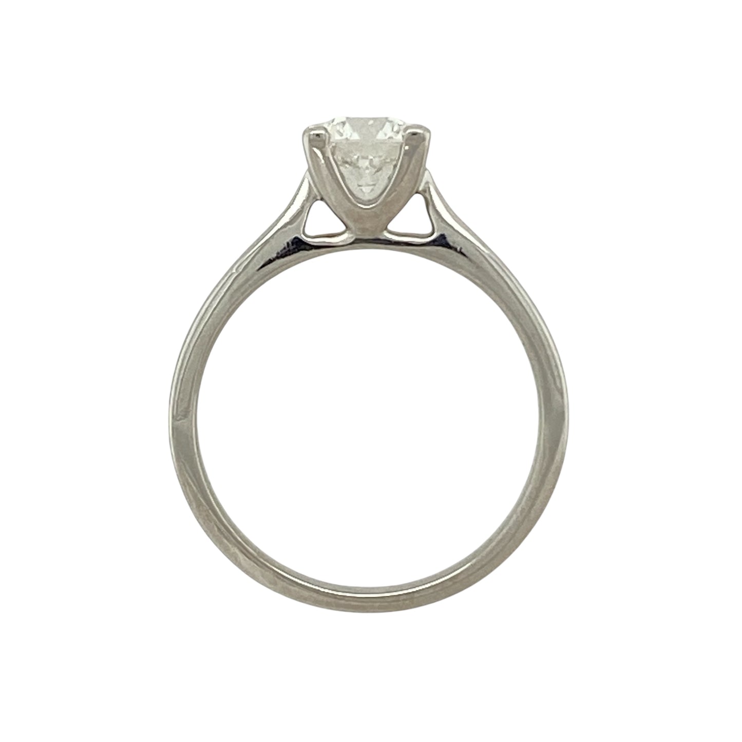 Platinum & Lab Grown Diamond Set Solitaire Ring