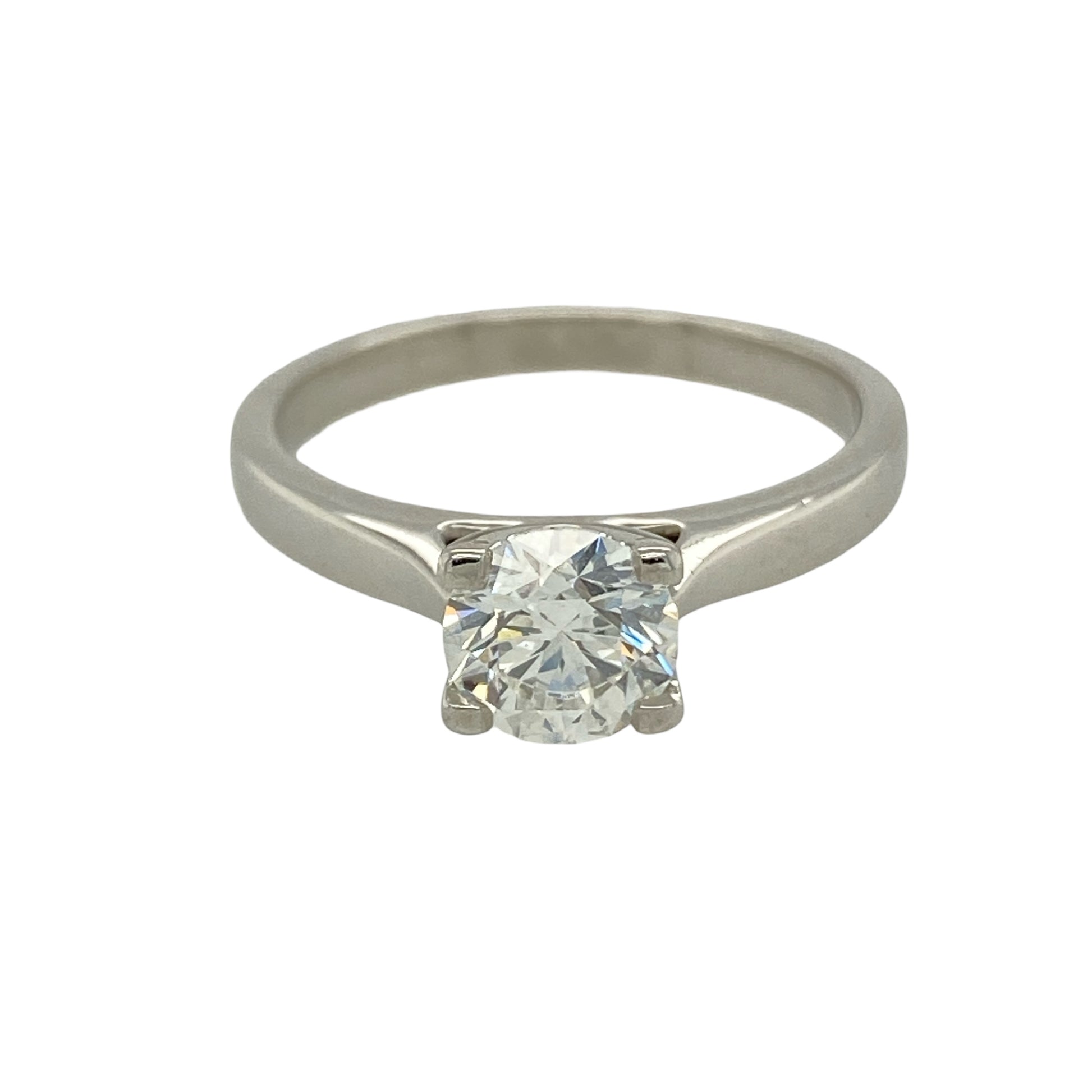 Platinum & Lab Grown Diamond Set Solitaire Ring